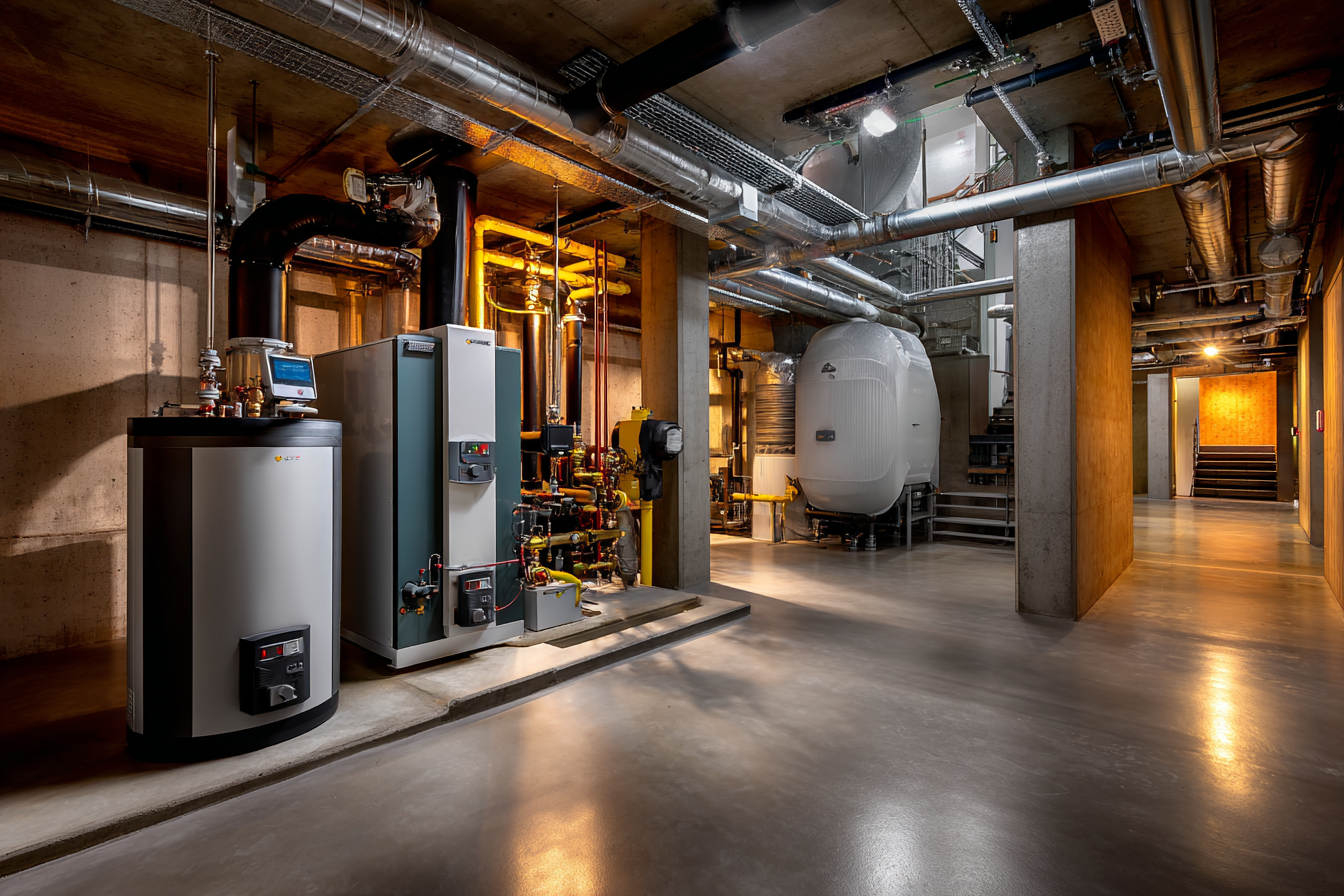 High-efficiency gas furnace installation by Dalton Heating and Cooling in a Rochester, NY home