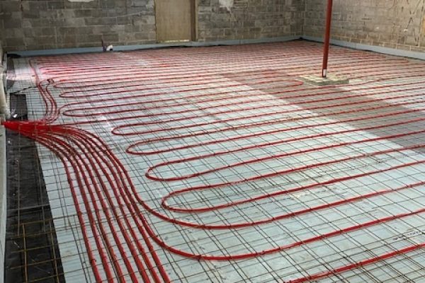 Radiant floor heating